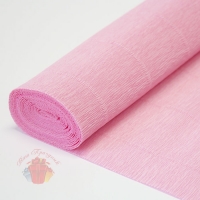 Бумага гофрированная простая, 180 гр 549 светло-розовая