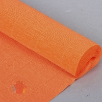 Бумага гофрированная простая, 180 гр 581 оранжевая