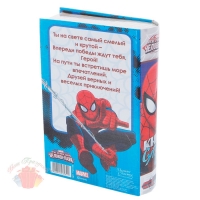 Коробка-книга подарочная Человек-паук Книга Супер героя 21 × 5 × 18 см