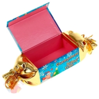 Подарочная коробка-конфета Счастливого Нового года 17,5 х 9 см