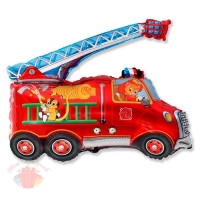 Пожарная машина Fire Truck 30"/78 см с гелием