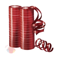 Серпантин фольгированный Металл Красный 7 мм*4 м