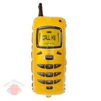Шар фольга 33 Телефон Желтый ФМ
