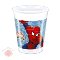 Стаканы пластиковые 200 мл Человек-Паук Ultimate Spiderman Web Warriors набор