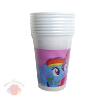 Стаканы пластиковые Моя маленькая Пони Rainbow Pony (8 шт.)
