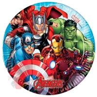 Тарелки "Мстители - 2" / Mighty Avengers  20 см  (8 шт.)