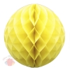 Бумажное украшение шар 40 см желтый