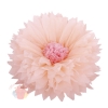 Бумажный цветок 30 / 15 см персиковый розовый