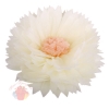 Бумажный цветок 40 / 15 см бежевый персиковый
