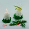 Декоративная свеча Снежная шишка