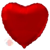 Фольгированный Шар (19''/48 см) Сердце, Красный, 1 шт