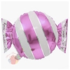 Фольгированный шар Фигура, Конфета, Розовый