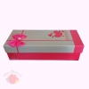 Коробка Для тебя с темно-розовым бантом  23,5 х 9 х 6,2 см