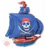 Пиратский корабль (синий) Pirate Ship 14"/36 см