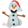 И 39 Снеговик Олаф в шапочке Snowman SIM 61 х 99 см с гелием