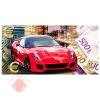 Конверты для денег, Красный автомобиль (евро), 10 шт