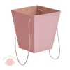 Коробка для цветов Розовая 5*22*25 см