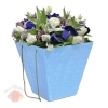 Коробка для цветов Синяя 5*22*25 см