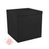 Коробка для воздушных шаров Чёрная, 60*60*60 см, 1 шт.,