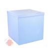 Коробка для воздушных шаров Голубая, 60*60*60 см, 1 шт.,