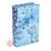 Коробка-книга подарочная Снежинки 11 см × 4,5 см × 18 см
