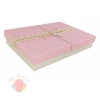 Коробка подарочная "Сюрприз" Розовый с лентой / прямоугольник 28,5*20*5 см