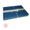 Коробка подарочная "Сюрприз" Синий с лентой / прямоугольник 28,5*20*5 см
