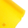 Креп для цветов простой цвет желтый 50 см х 2,5 м