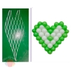 Матрица в форме Сердца на 38 5"- шаров / 35 см