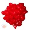 Набор шаров 16"/40 см  "Сердца красные"