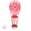 Сетка на шар 24"/60 см Красная Raffia balloon net