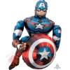 Шар (39''/99 см) Ходячая Фигура, Мстители, Капитан Америка, 1 шт. в упак.