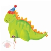 Шар фольга Динозавр праздничный 31 АГ с гелием