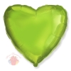 И 18 Шар Сердце Лайм Heart Green Lime