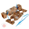 Складная коробка-конфета Снежинки 23 × 5 × 5 см