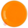 Тарелки пластиковые Делюкс Оранжевые 23 см (10 шт.)