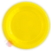 Тарелки пластиковые Делюкс Желтые 23 см (10 шт.)