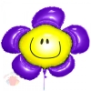 Цветочек солнечная улыбка фиолетовый Flower 41/104 см