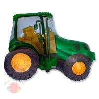 Трактор (зелёный) Tractor 38"/96 см с гелием